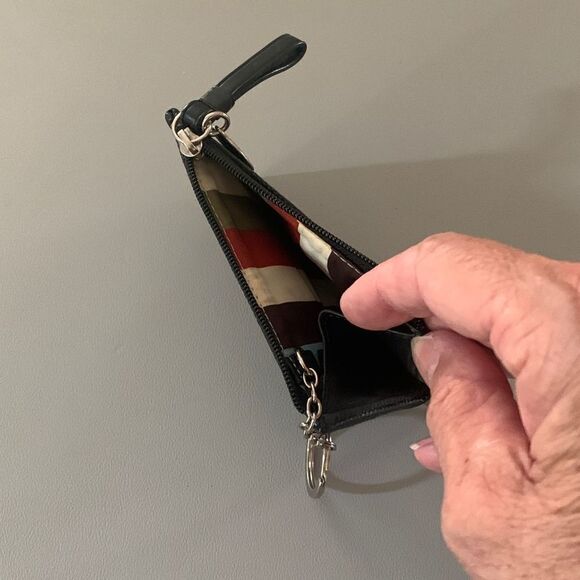 COACH  Black Card Case Keychain - Picture 5 of 7